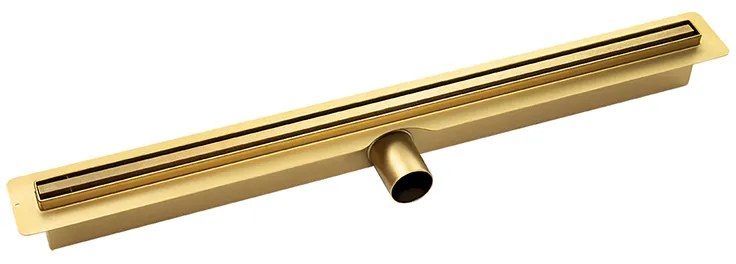 Laveo Slim, sprchový žľab 80cm, zlatá, LAV-COS_G80D