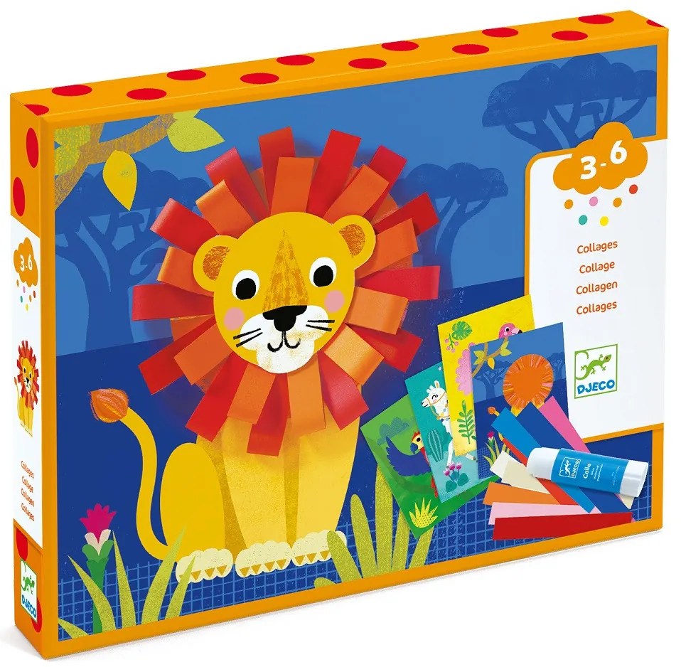 Koláže pre najmenších – Parádivé zvieratká