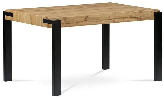 Autronic BONTEC Jedálenský stôl 140x88cm, mdf, divoký dub, HT-725 OAK Farba: Hnedá