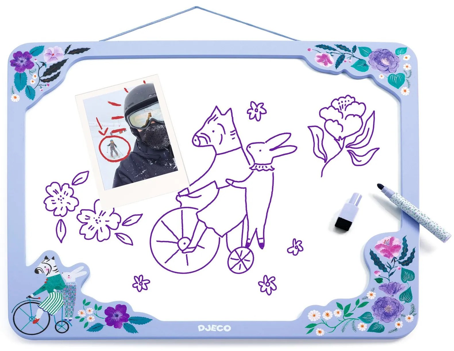 Magnetická nástenka - Zebra