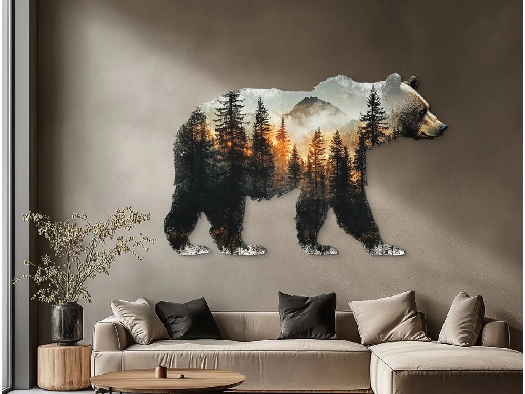 drevko | Obraz Medvedia krajina 515 x 80 cm