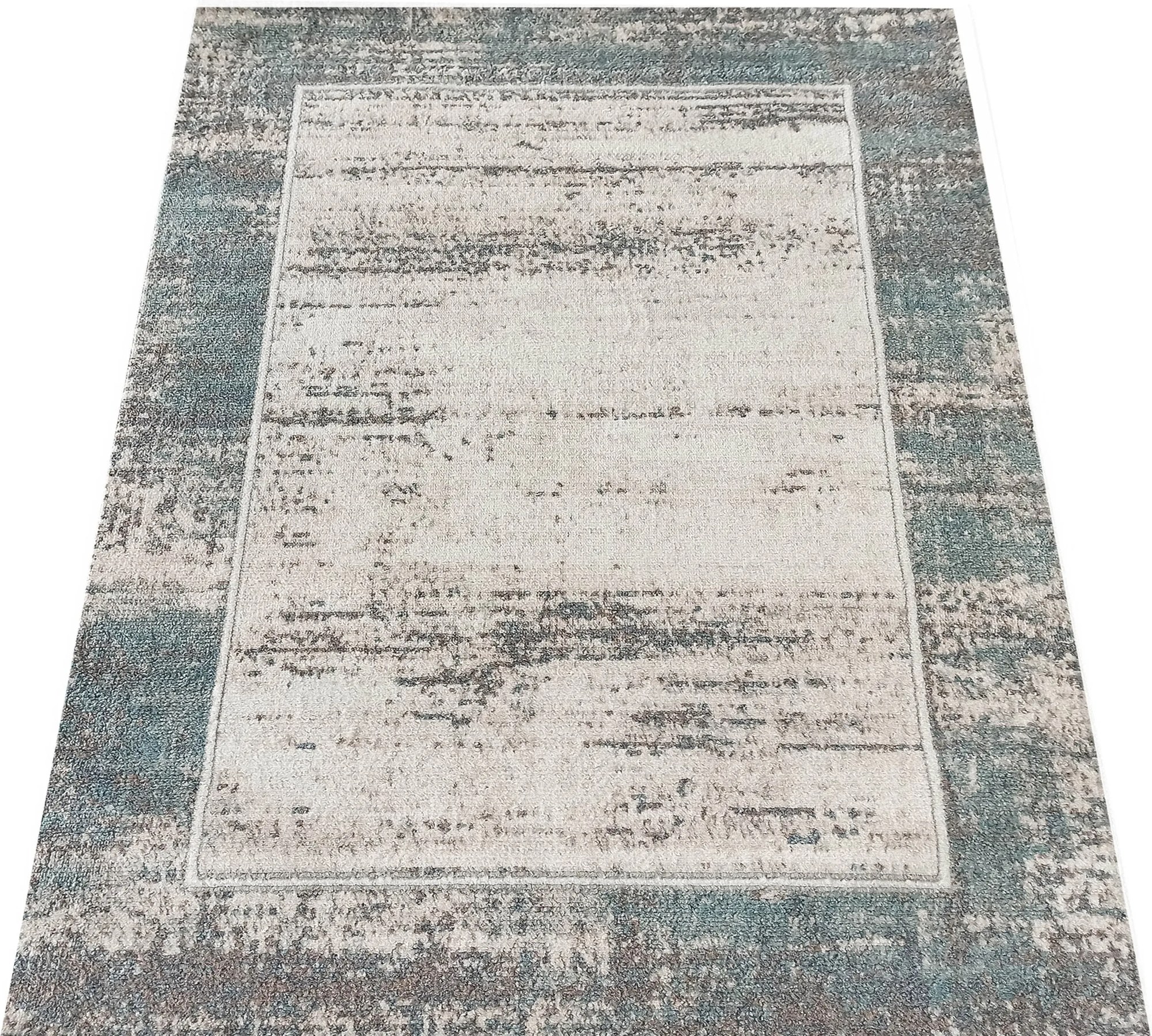 DY Béžový moderný koberec s abstraktným vzorom Roxanne 10 Rozmer: 80x150 cm