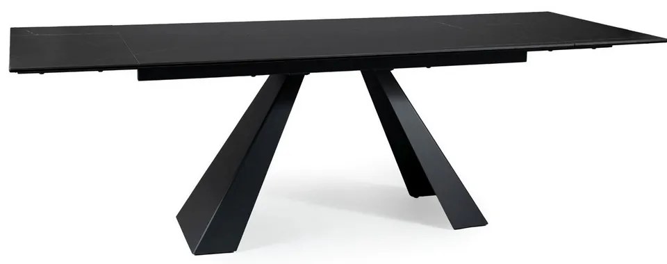 Jedálenský stôl Salvadore II, 160 x 90 cm, čierna