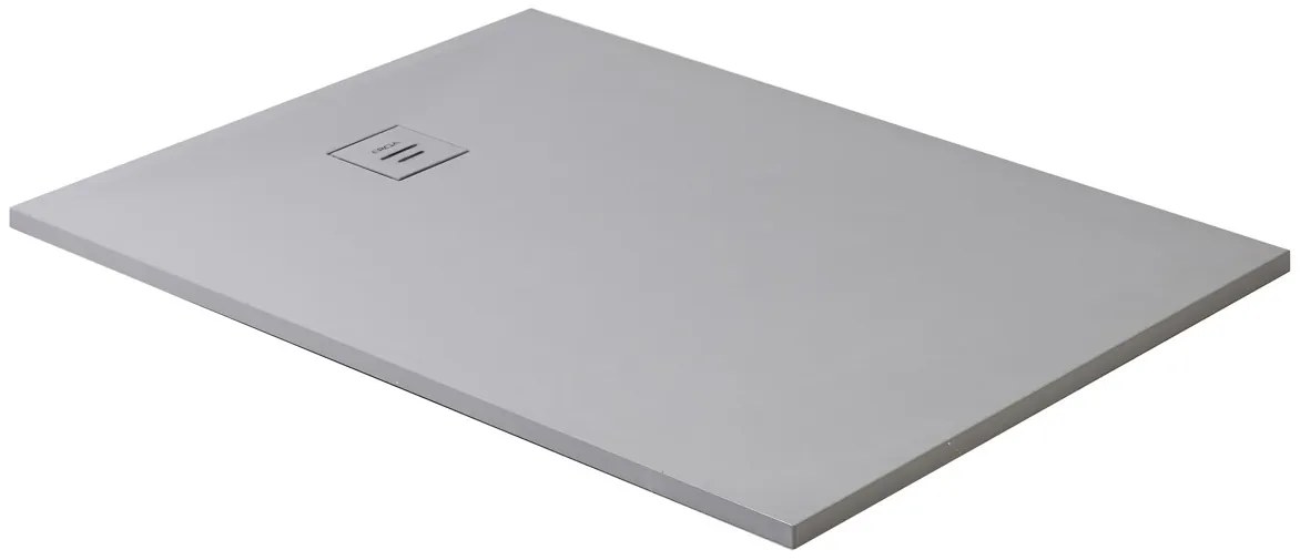 Erga Hyper, SMC sprchová vanička 80x80x2,6 cm + sifón, šedá matná, ERG-V06-SMC-8080S-GR