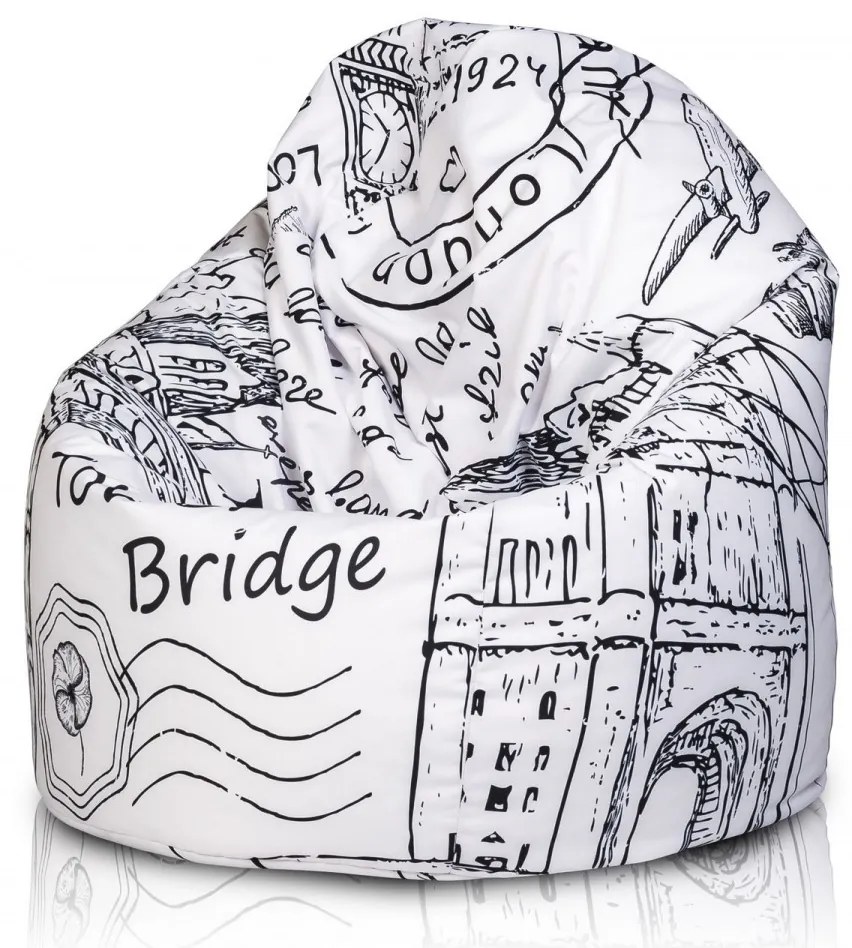 Sedací vak INTERMEDIC Mega Sako Modern Farba: DG44 - London