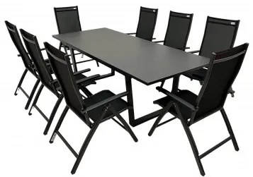 Doppler LIVORNO EXPERT - záhradná hliníková súprava 8+1