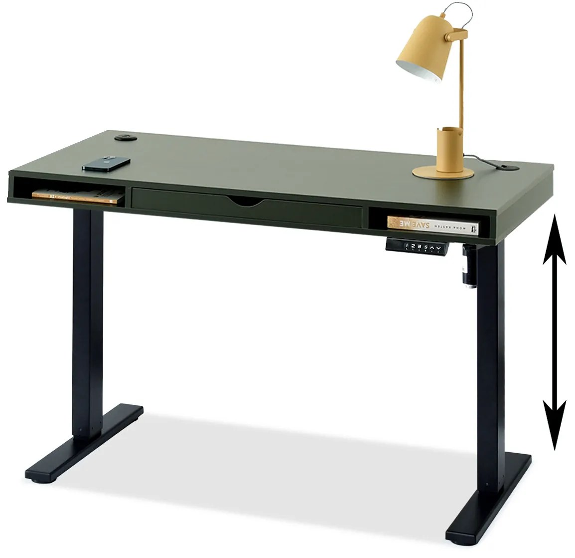 PC stolík Osto 120 (zelená + biela). Akcia -32%. Vlastná spoľahlivá doprava až k Vám domov. 1109834