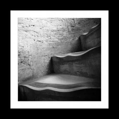 B&amp;W rámovaný obraz 20x20