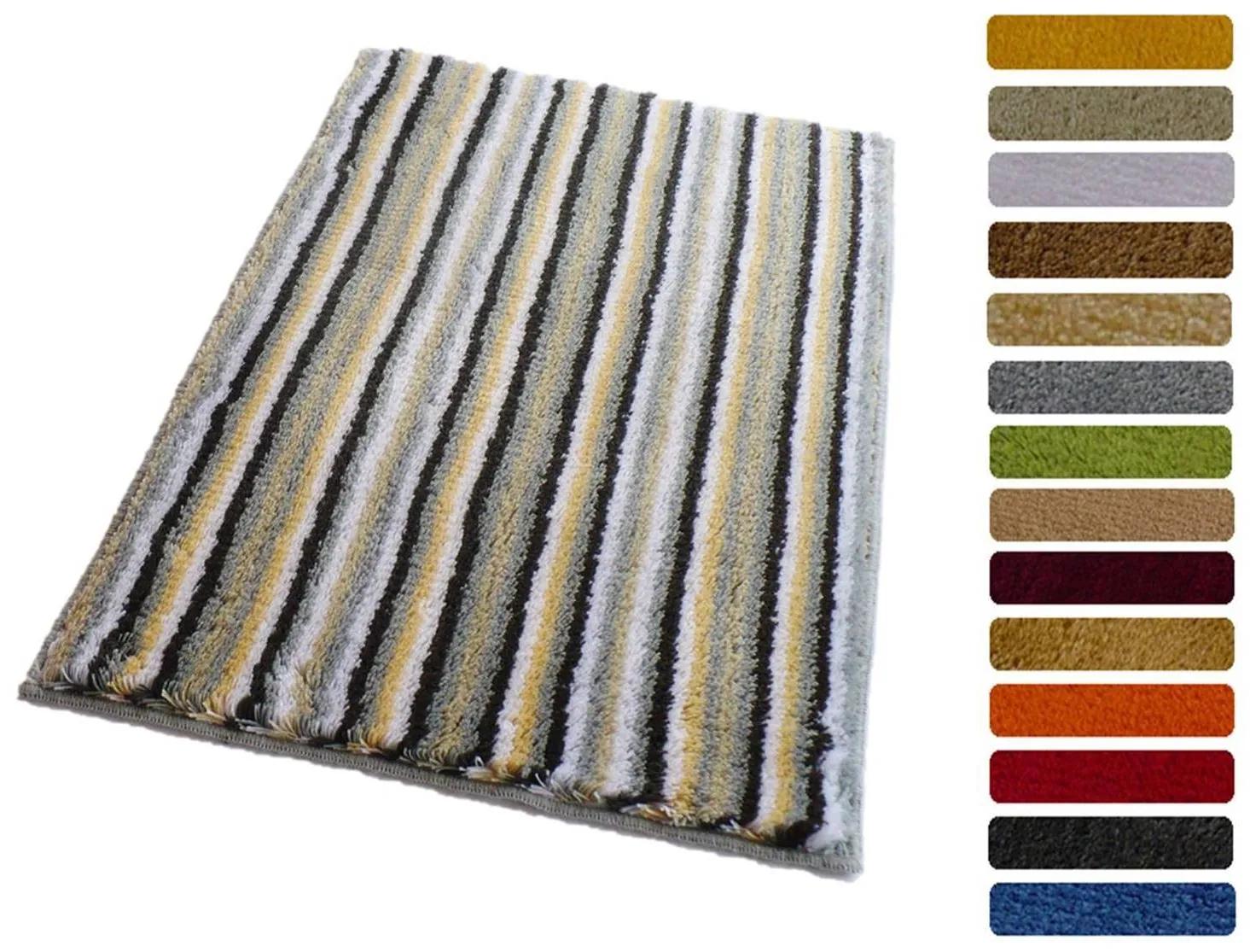 ROUTNER Kúpeľňová predložka PESCINA Sivá 10605 - Sivá / 50 x 80 cm 10605