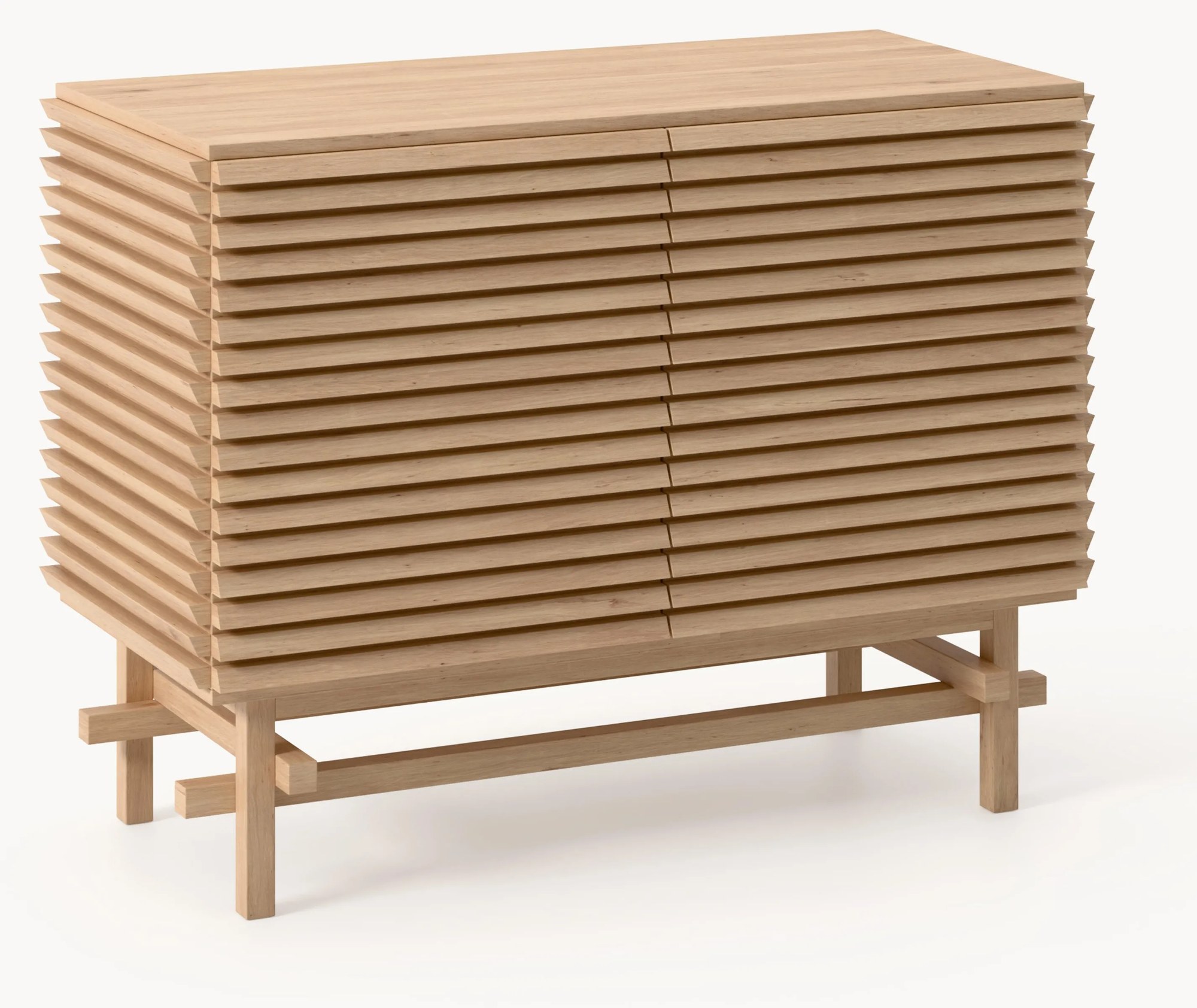 Skrinka z dubového dreva Pierce