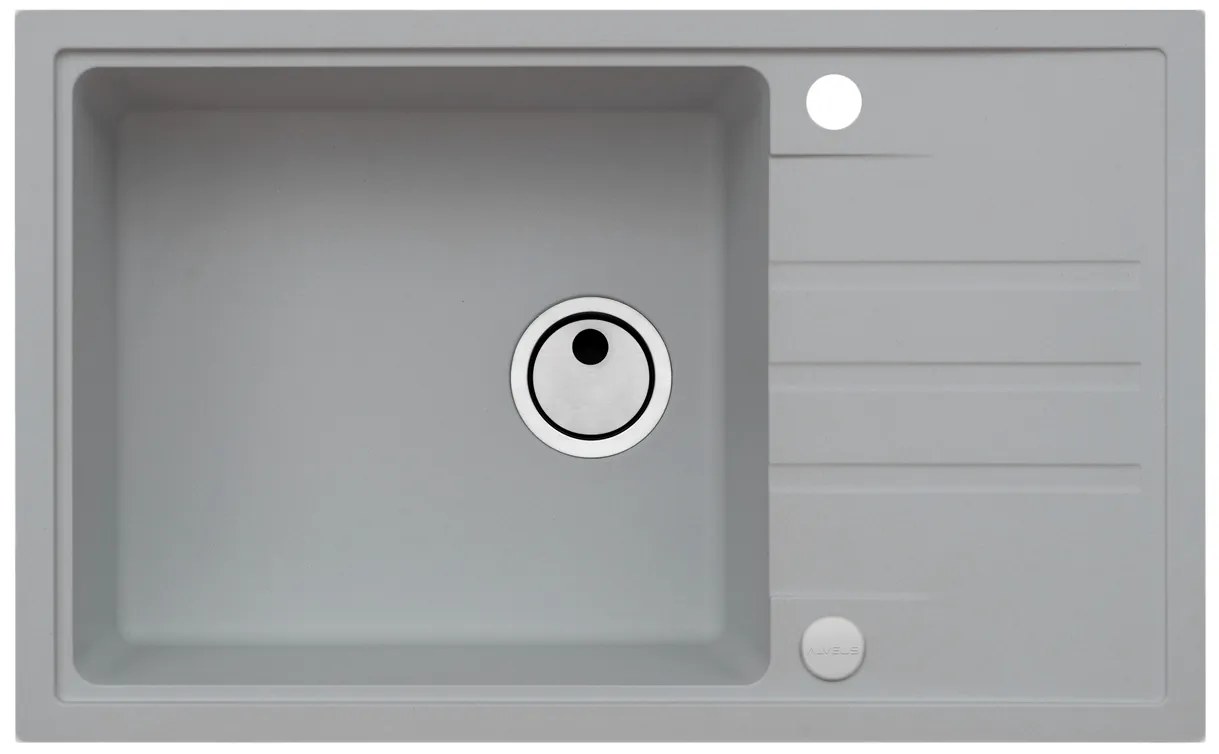 ALVEUS CZ INTERMEZZO 130/81 - beton (780x480mm) jed. sifon F