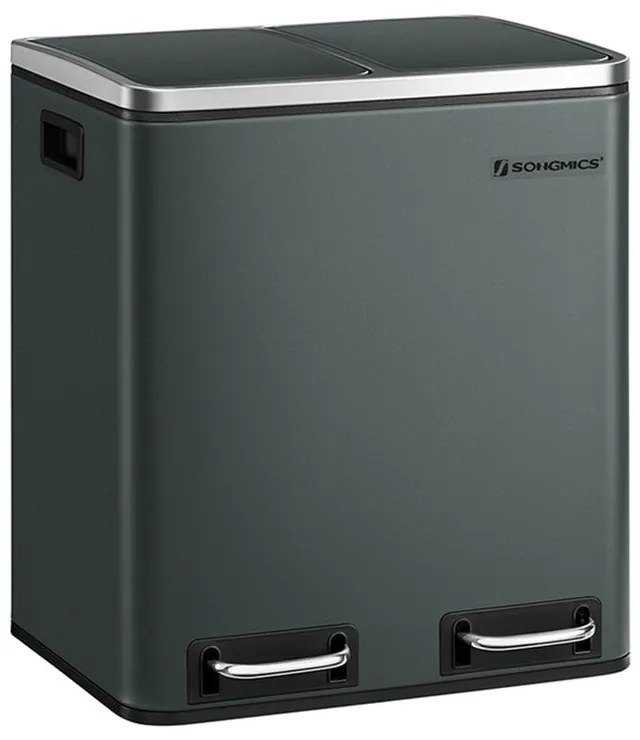 Recyklačný odpadkový kôš SONGMICS LTB30GS