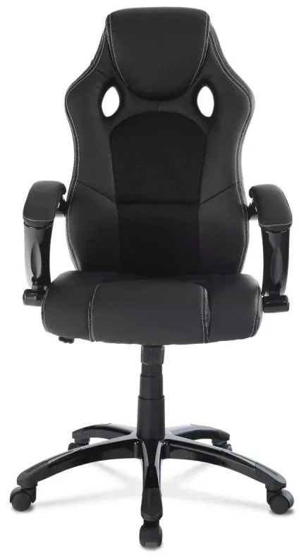Luxusné športové kreslo čierne