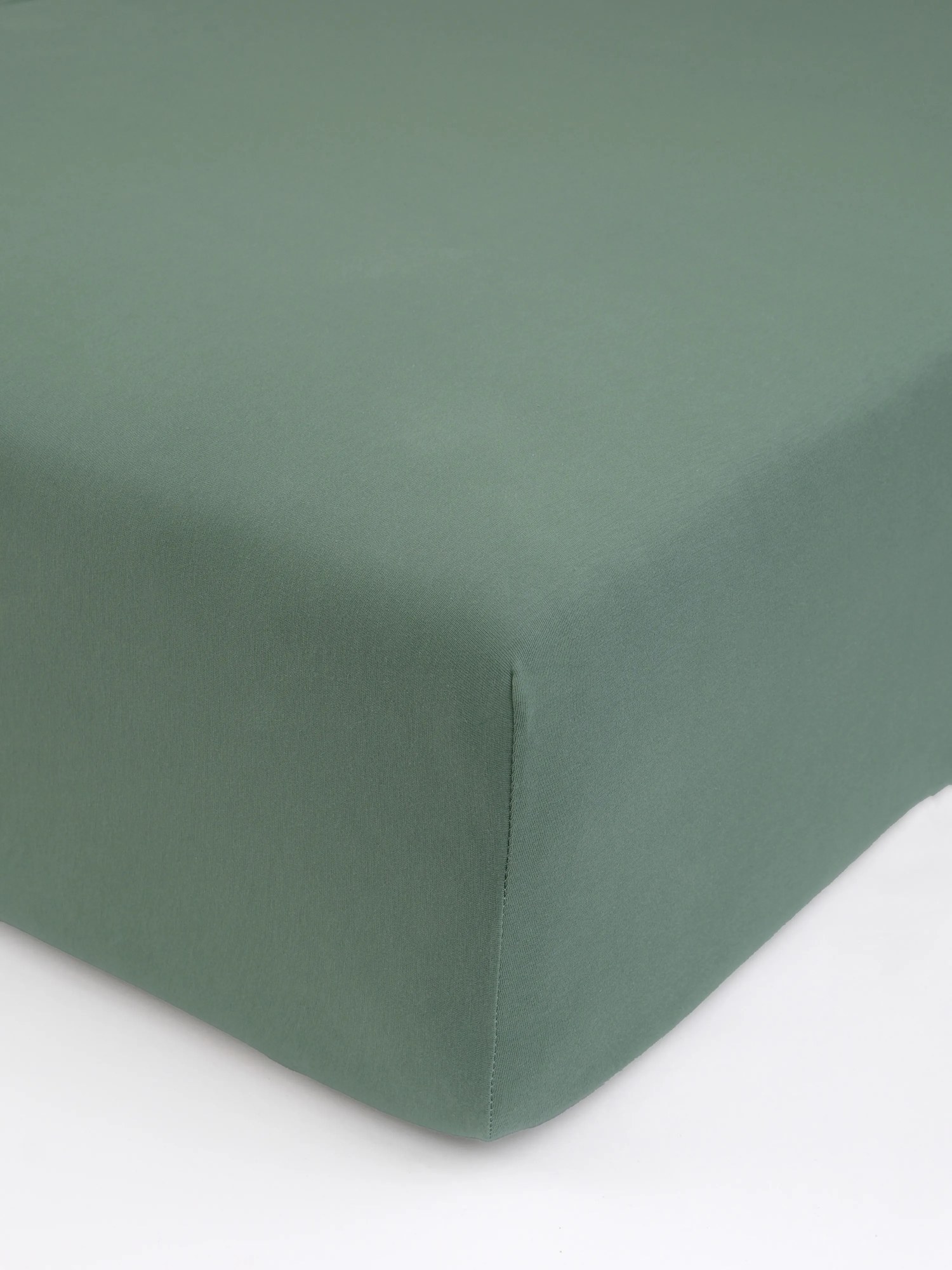Jersey plachta s elastanom Deluxe 90 × 200 cm – olivová