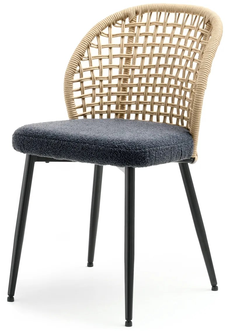 Stolička Moen (piesková + čierna). Akcia -21%. Vlastná spoľahlivá doprava až k Vám domov. 1111192