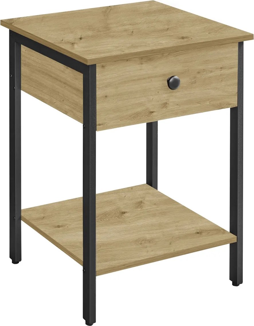 Odkladací stolík so zásuvkou TAYLOR ARTISAN 40x40 cm