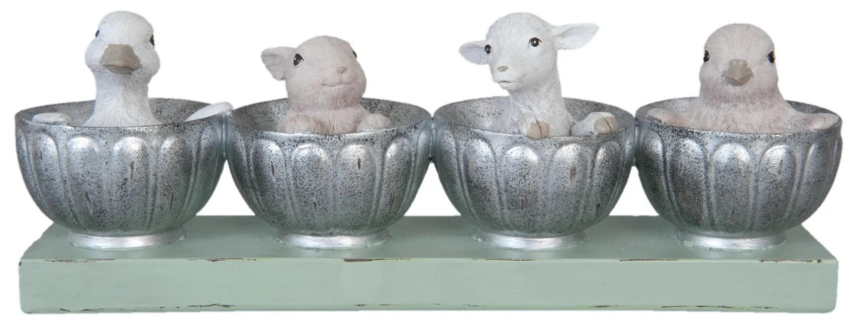 Veľkonočné dekorácie zvieratka - 26*6*9 cm