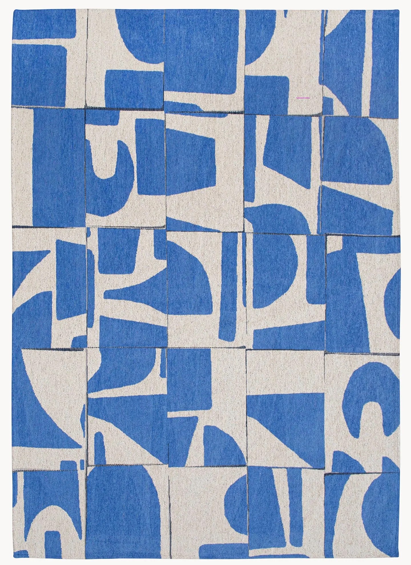 Umývateľný plocho tkaný žakárový koberec's grafickým vzorom Papercut