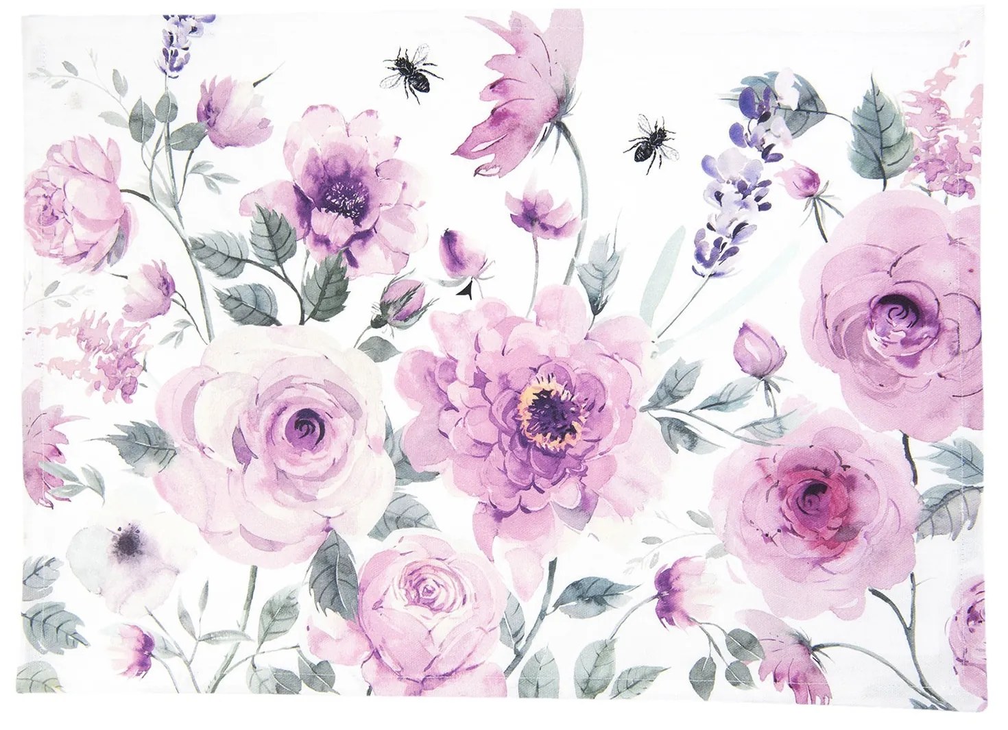 Prestieranie 6ks Roses and butterflies - 48 * 33 cm Prestieranie 6ks Roses and butterflies - 48 * 33 cm