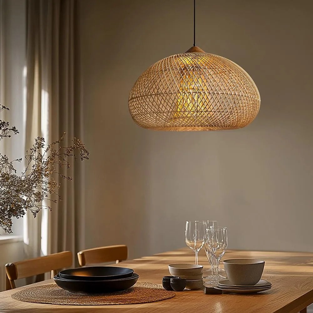 Ratanové svietidlo LF01-L prírodné