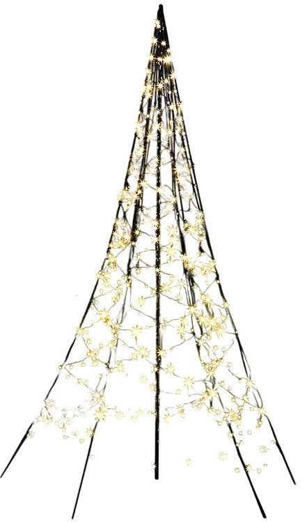 LED svetelná dekorácia stromček, napájanie: sieťové, teplá biela, výška: 2 m