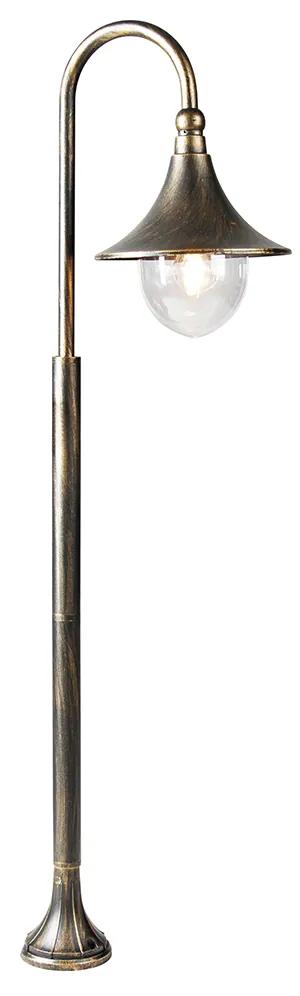 Inteligentná vonkajšia lampa Antique Gold 125 cm IP44 vrátane WiFi A60 - Daphne