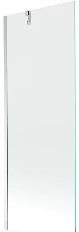 Mexen Next, vaňová zástena 1-krídlová 70 x 150 cm, fixné krídlo, 6 mm číre sklo, chrómový profil, 895-070-000-00-00-01