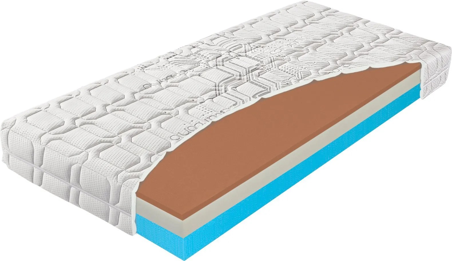 Materasso Penový matrac Hydrolatex copper Rozmer: 140 x 200 cm, Tuhosť: T4