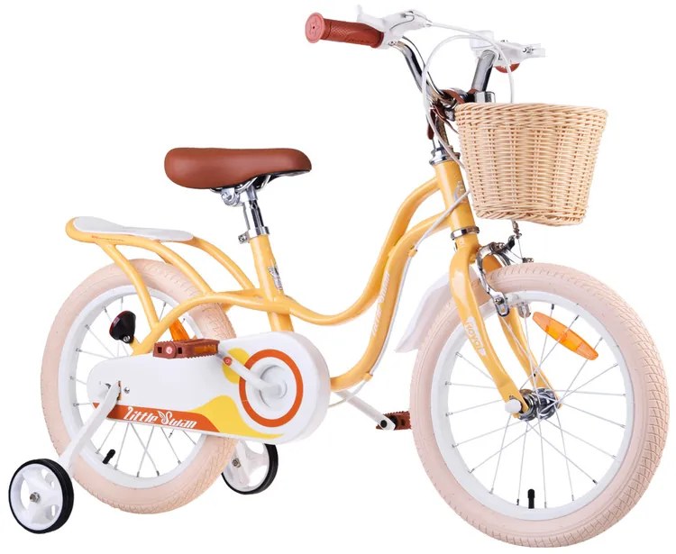 Detský bicykel 16" Little Swan RoyalBaby RB16-18 (RO0170) - marhuľový