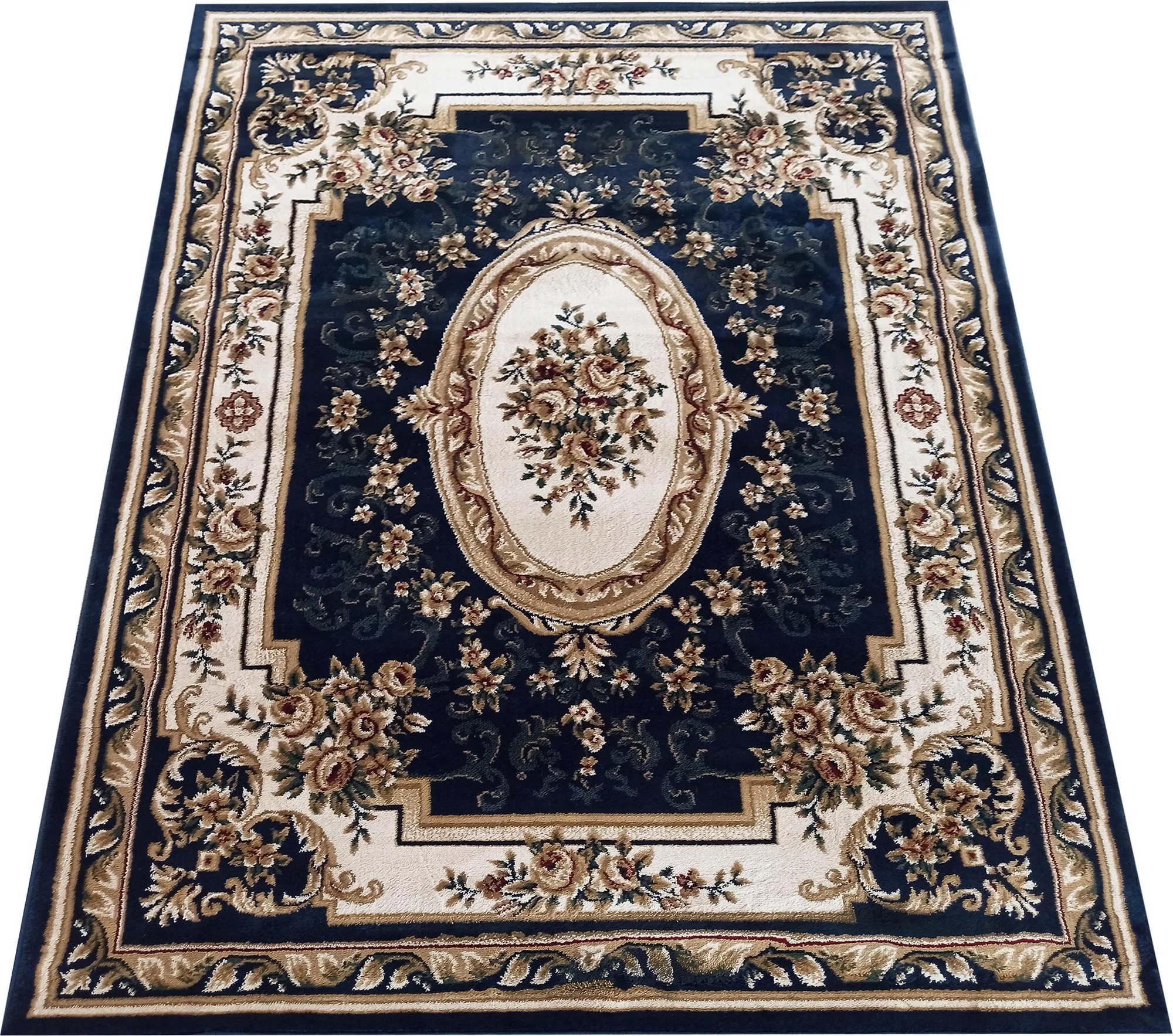 DY Exkluzívna 04 N – tmavomodrá rozeta Rozmer: 200x300 cm