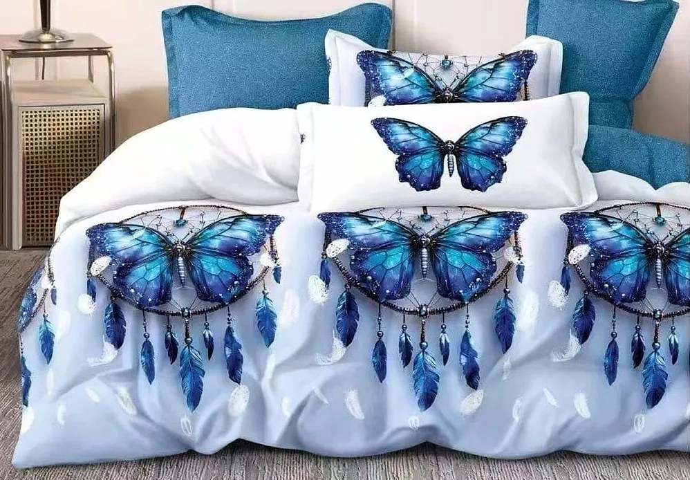 Obliečky Lapač snov motýľ Bavlna 7-dielna súprava