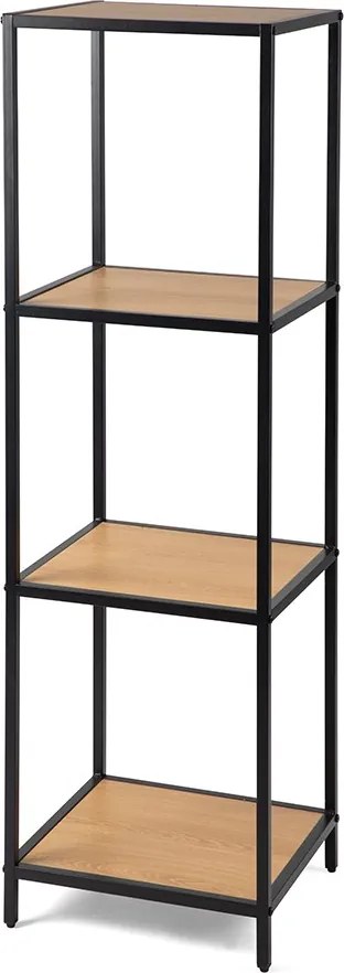 Noela Knižnica regál ARCANA 120x37 prírodná