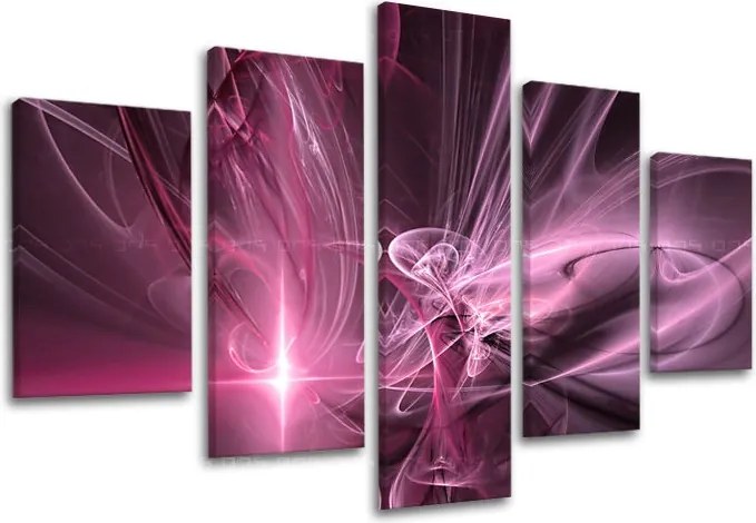 Obraz na stenu 5 dielny ABSTRAKT AB046E50