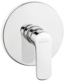 Invena Siros, podomietková 1-výstupová batéria (teleso+krytka), chrómová, INV-BP-90-CO1-A