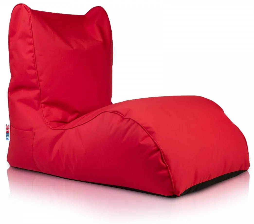 Sedací vak Naomi Outdoor – pohodlné kreslo na terasu, záhradu aj k bazénu Farba: M5 - červený