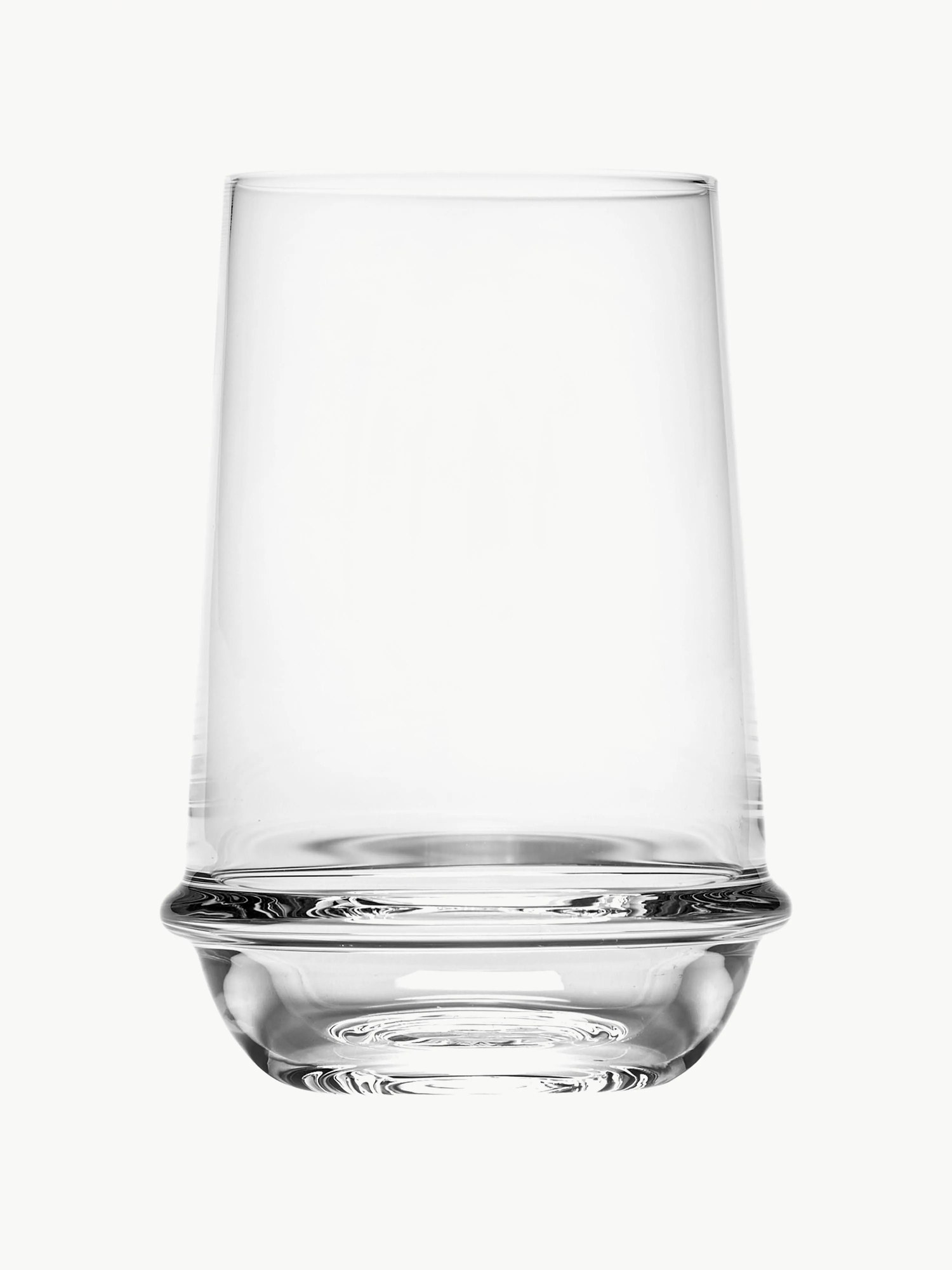 Ručne fúkané poháre na vodu Dune, 4 ks