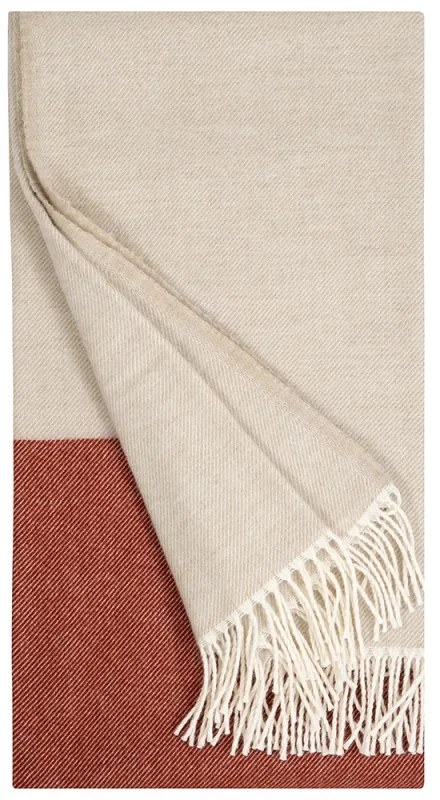 Merino deka Naapuri 135x180, béžovo-škoricová