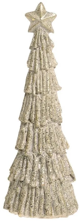 Trblietavý dekoračný vianočný stromček Tree Verte - Ø 6*17 cm