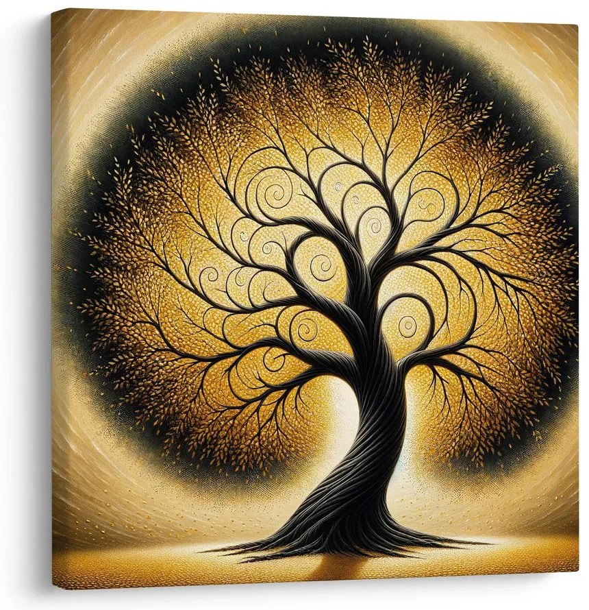 Obraz zlatý strom života