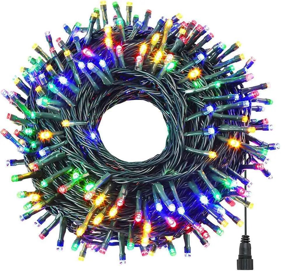 Vianočná LED reťaz v rôznych veľkostiach a farbách -s 480 ks LED farebná