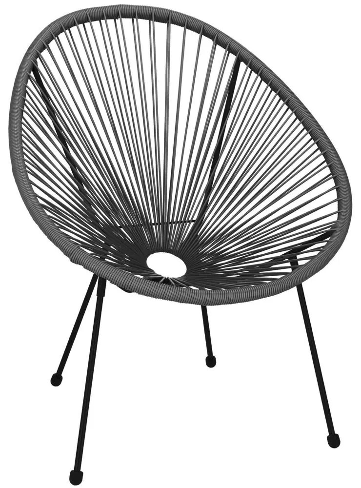 Záhradné kreslo oválne, výška 87 cm Springos - GF0086