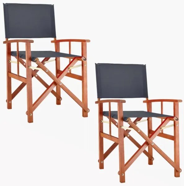 Skladacie kreslo Rejža antracit