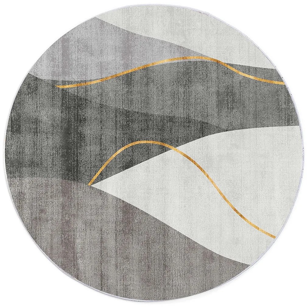 TZ Okrúhly vzorovaný koberec Stela Rozmer: 160 cm