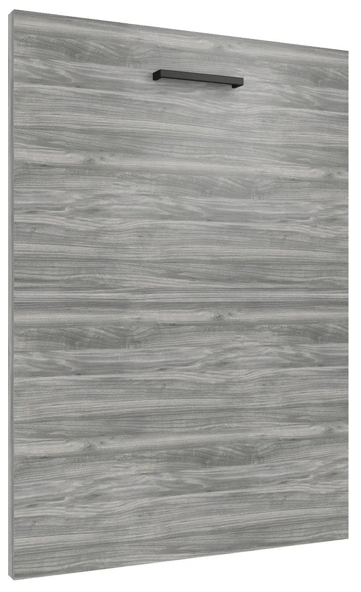 Panel na umývačku Bekini zakrytý 60 cm šedý antracit Glamour Wood TOR PZ60/1/WT/GW/0/B1