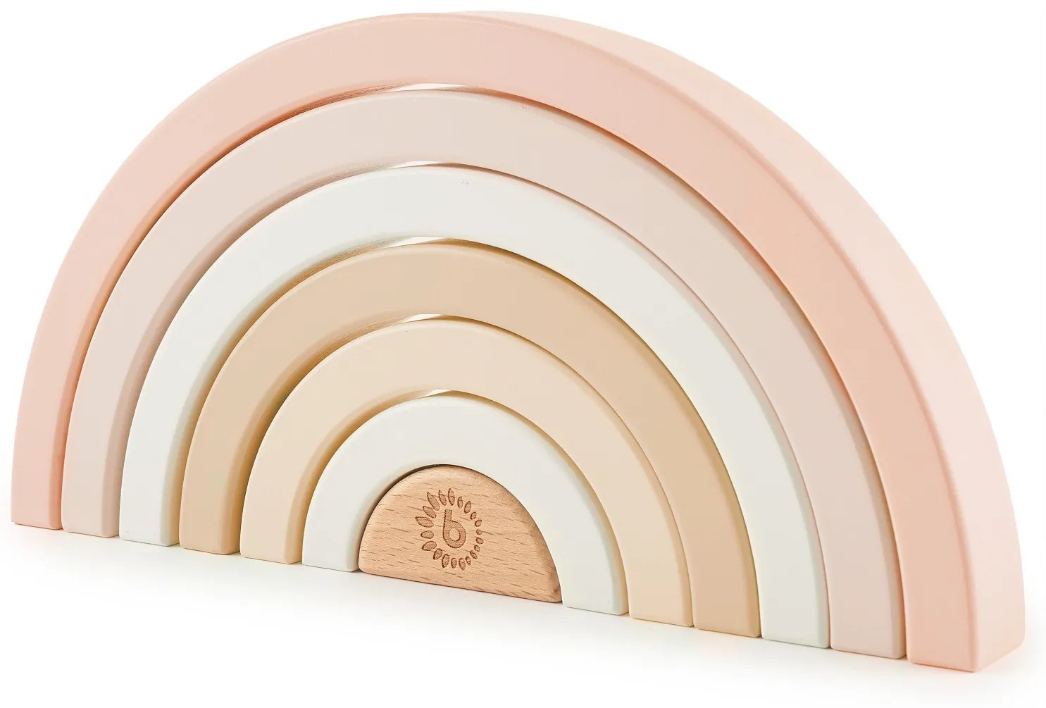 Bieco - Skladacia drevená dúha - jelenček Ella