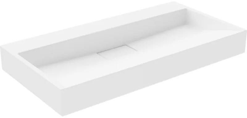 Mexen Ava, umývadlo na dosku z konglomerátu 90 x 46 cm, biela, 23019000