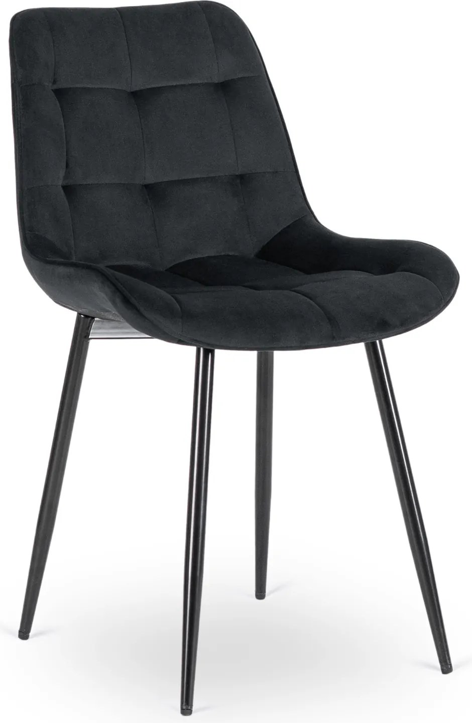 PROXIMA.store - Čalúnená jedálenska stolička CHRIS FARBA: čierna