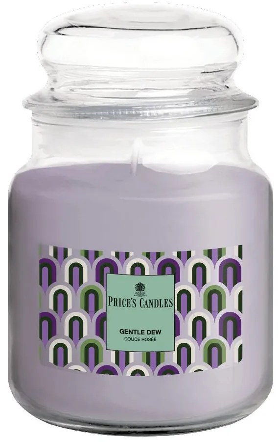 Price´s Price's MIDI vonná svíčka ve skle Gentle Dew - hoření 80h