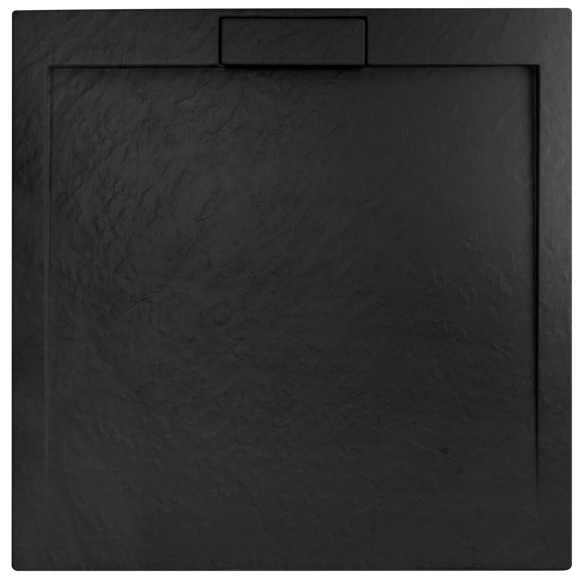 Rea Grand Black, sprchová vanička z minerálneho kameňa 90x90x3,5 cm, REA-K4595
