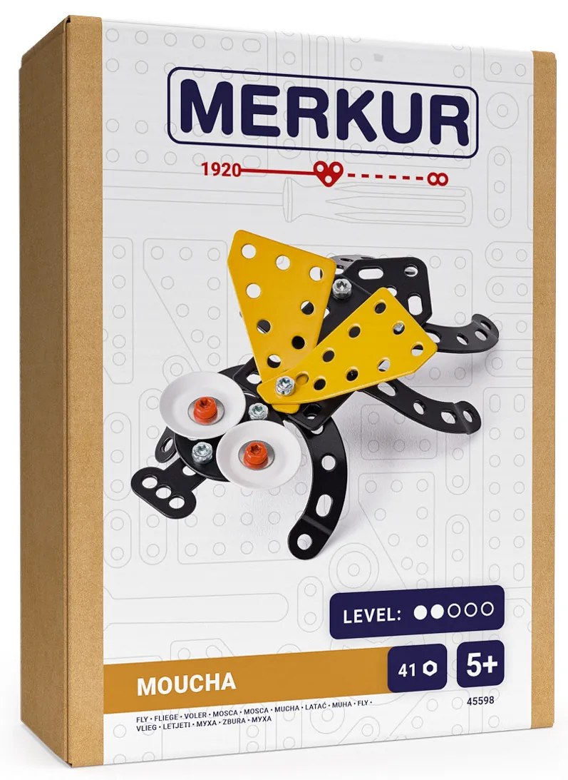 Merkur - Chrobáčiky - Mucha - 41 ks